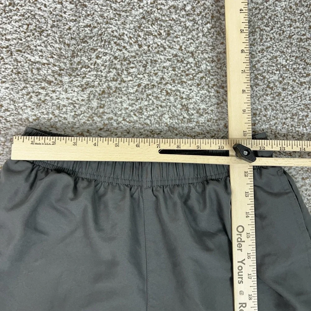 Nike Swimsuit Mens Small Gray Trunks Mesh Lined Athletic Gym Sports Beach Logo